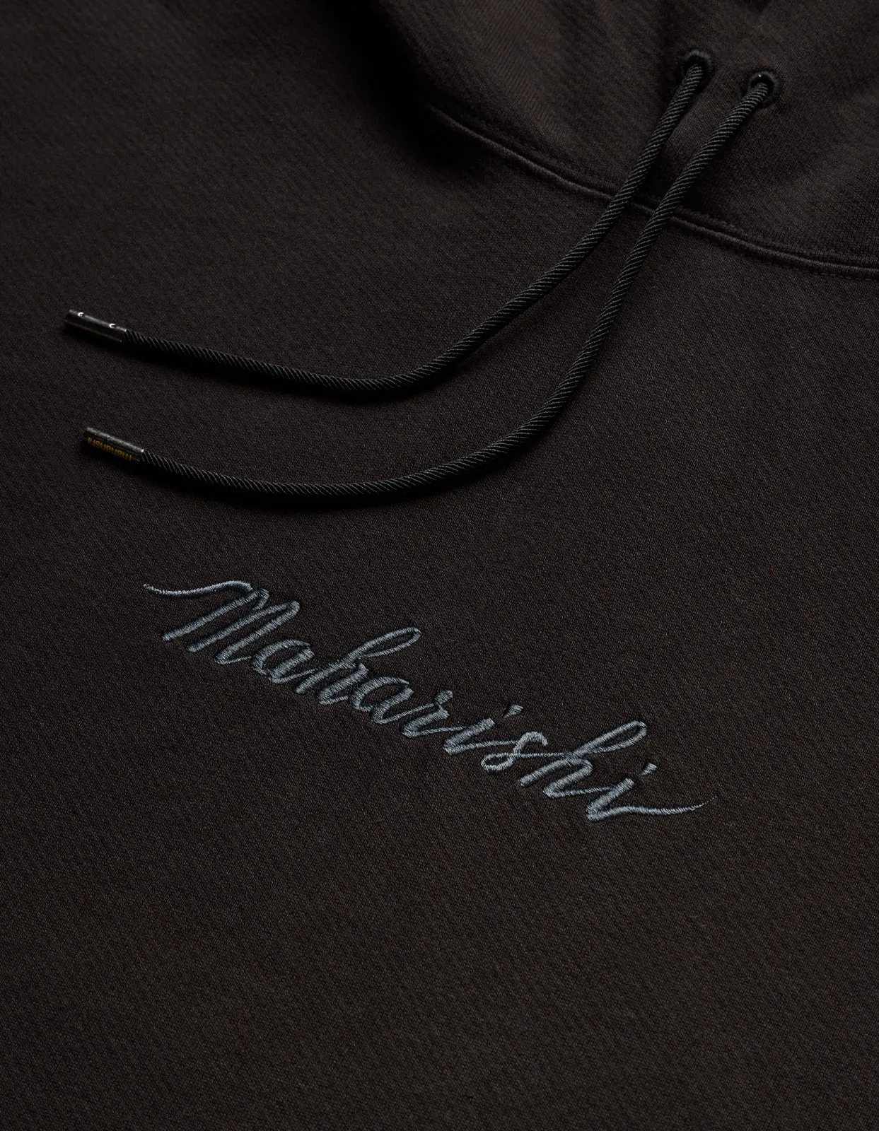 4622 Maharishi Organic Hooded Sweat Black