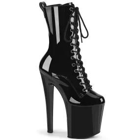 8 Inch Heel ENCHANT-1040 Black Patent