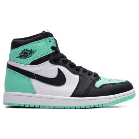 Air Jordan 1 Retro High OG - White/Black/Green Glow