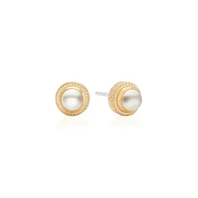 Anna Beck Pearl Stud Earrings