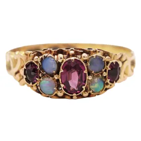 Antique | Abel Victorian Almandine & Opal Ring