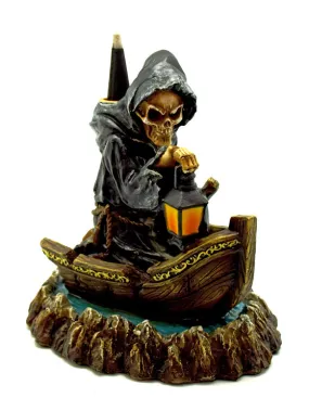 Back Flow Incense Burner - Reaper with Lamp