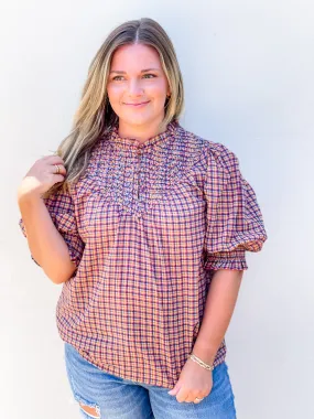 Bea Top | Petite Check