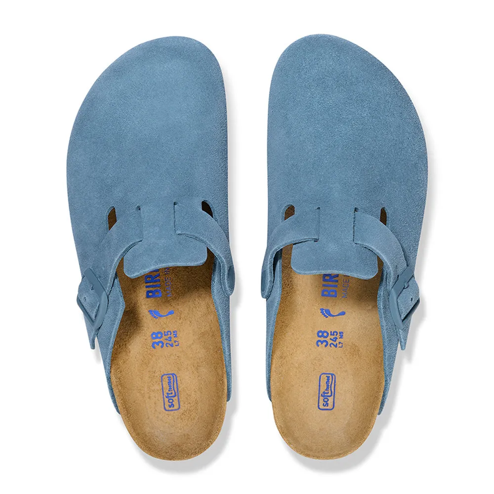 Birkenstock Boston Suede Elemental Blue