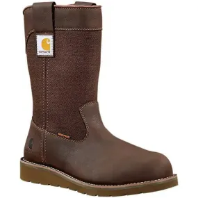 Carhartt Men's 10" Steel Toe WP Wedge Wellington Work Boot -Brown- FW1230-M