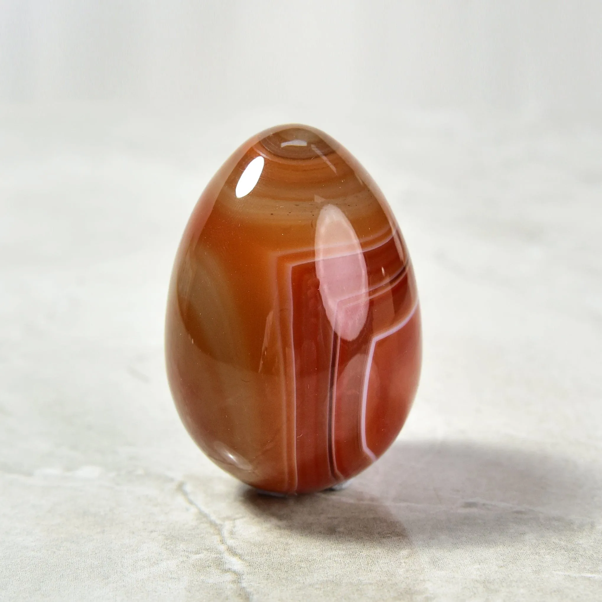 Carnelian Egg Carving