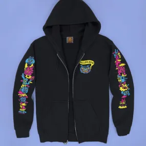 Cheshire Cat Zip Up Hoodie