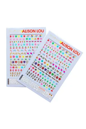 Deco Miami X Alison Lou Nail Art Sticker Pack