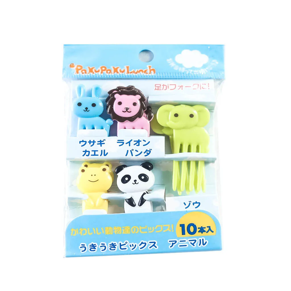 Elephants & Animals Food Forks