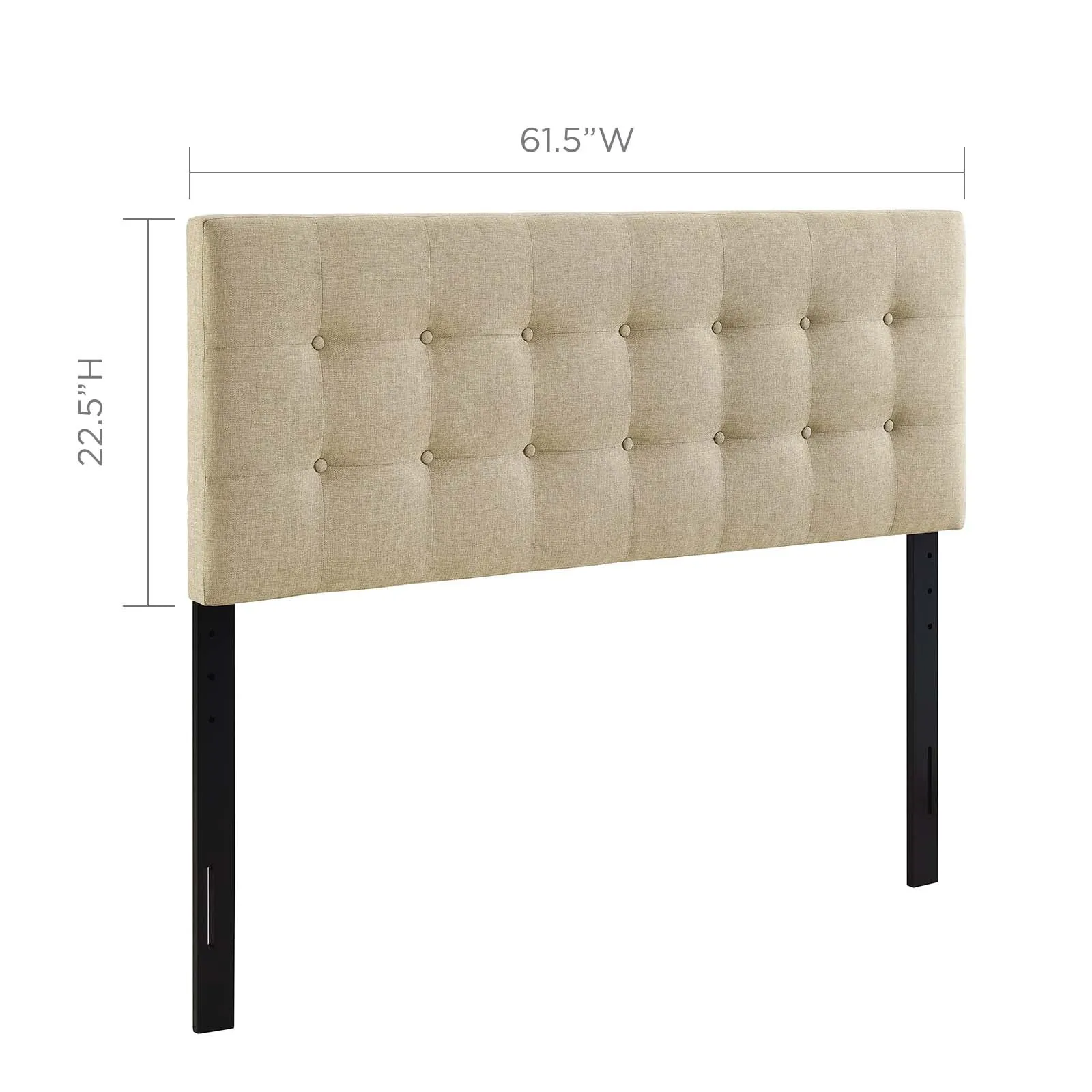 Emily Upholstered Fabric Headboard