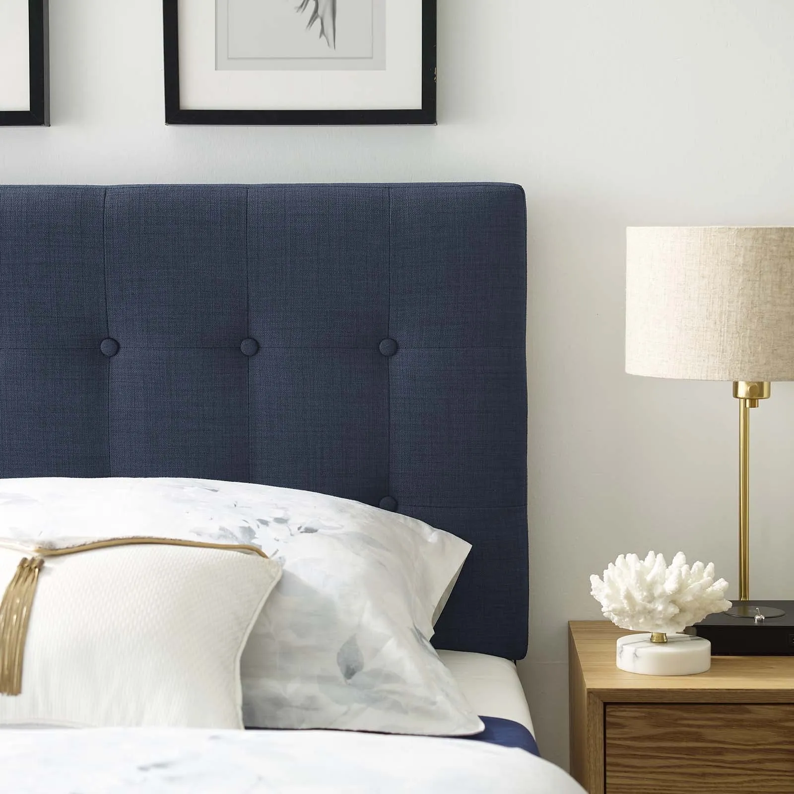 Emily Upholstered Fabric Headboard