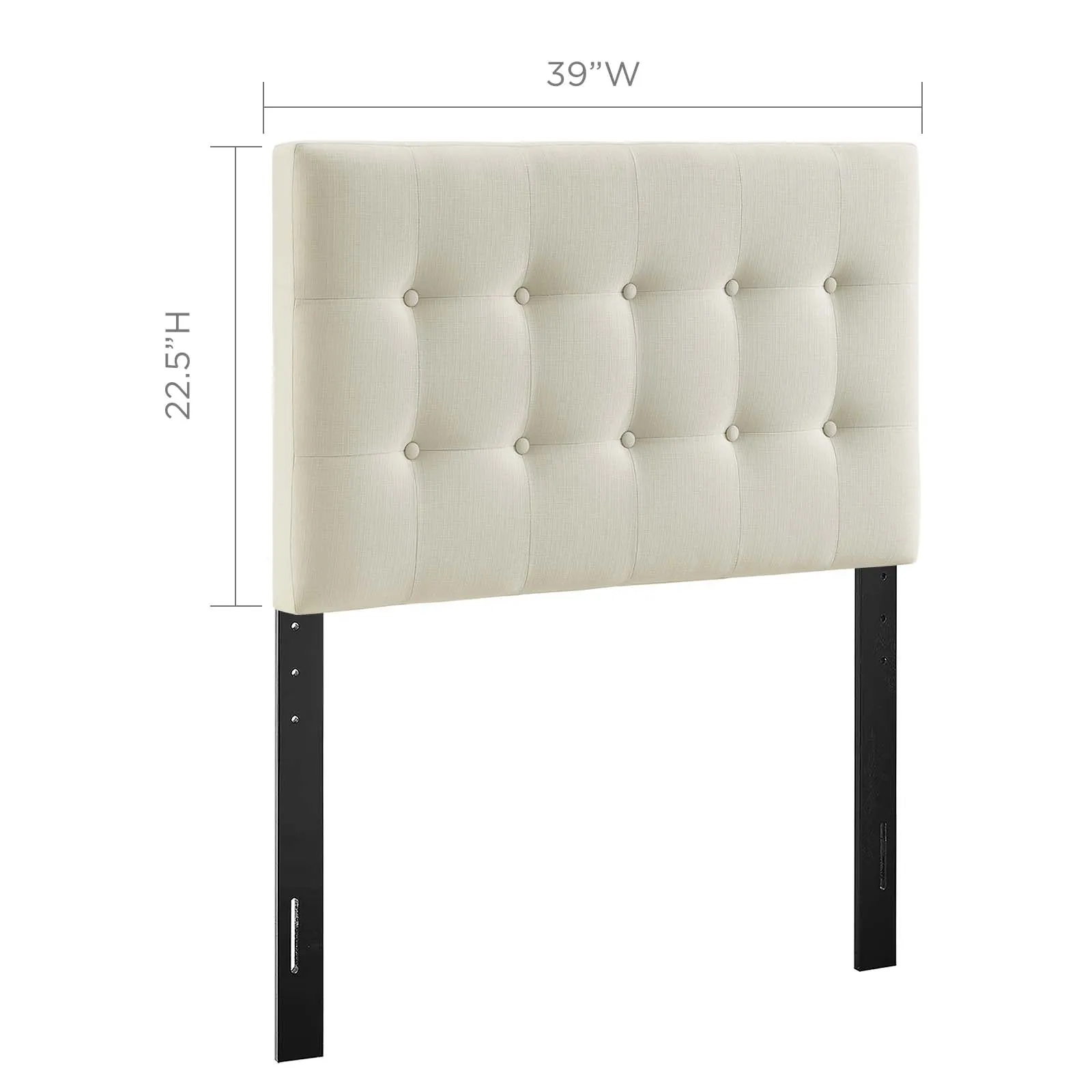 Emily Upholstered Fabric Headboard