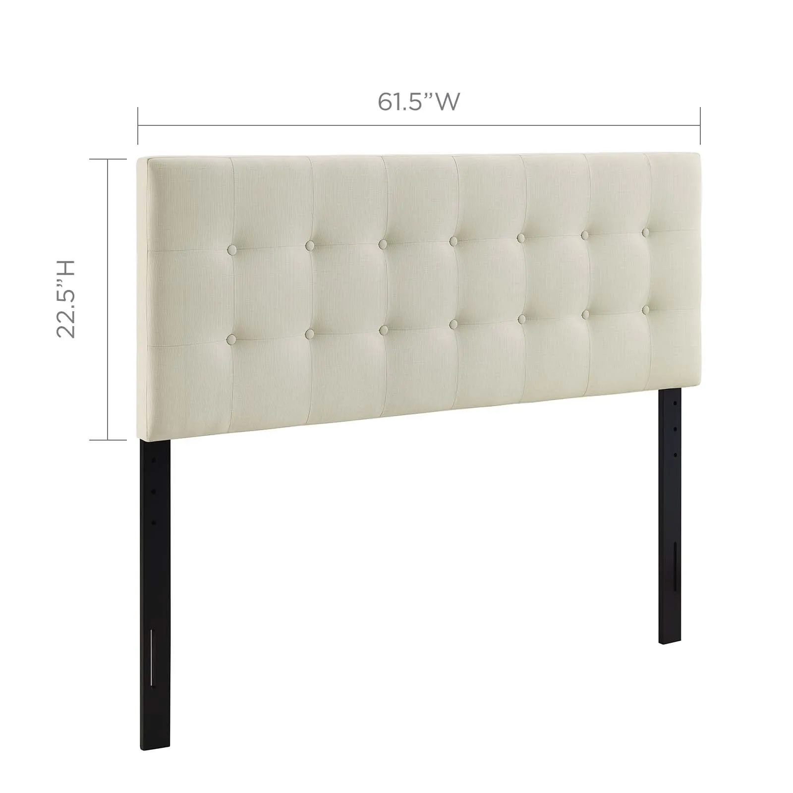 Emily Upholstered Fabric Headboard