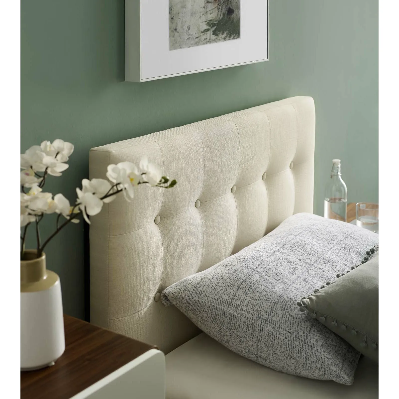 Emily Upholstered Fabric Headboard