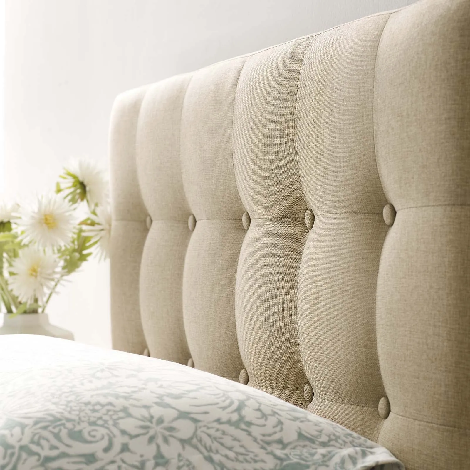 Emily Upholstered Fabric Headboard