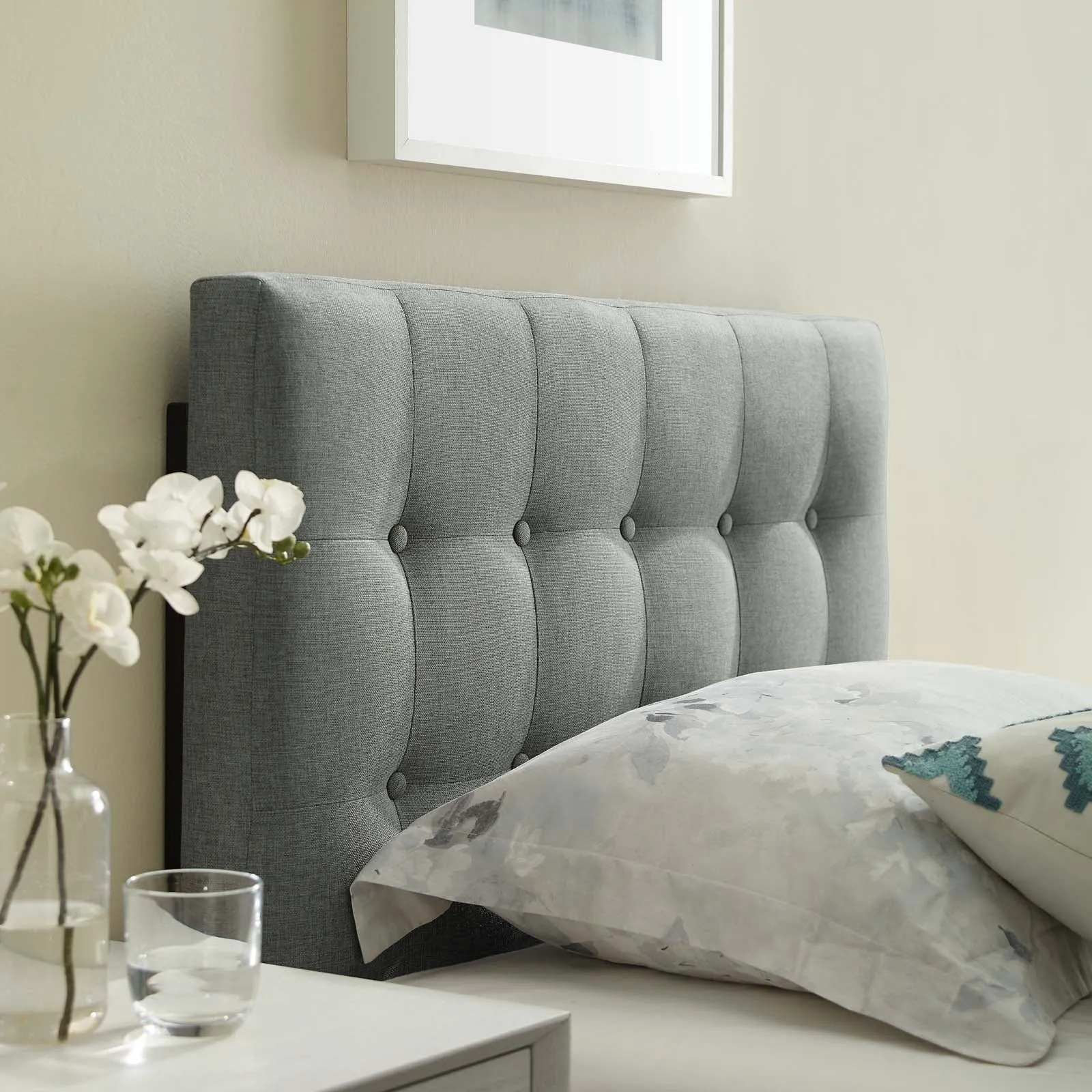 Emily Upholstered Fabric Headboard