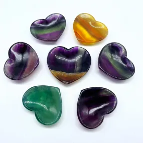 Fluorite Heart Bowls