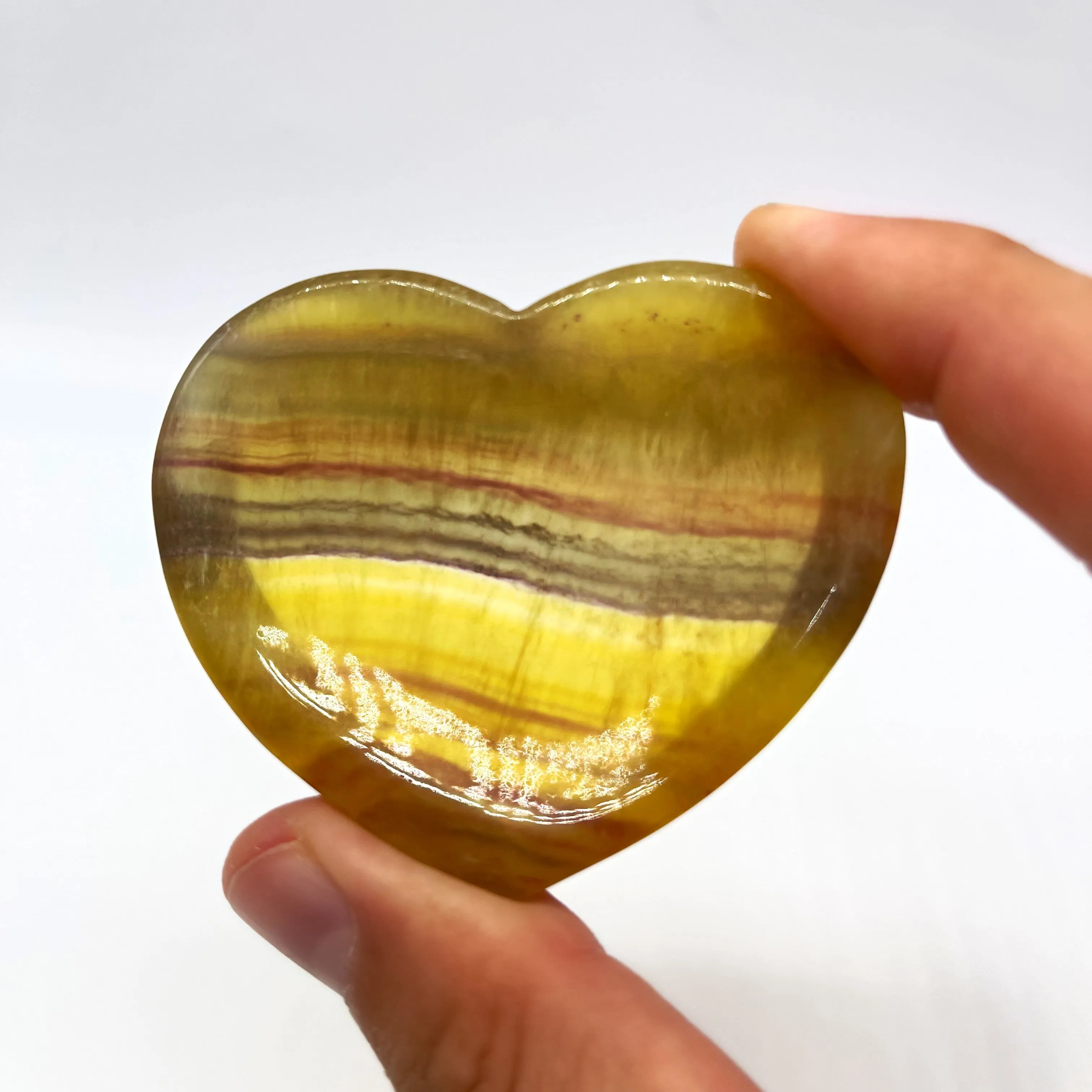 Fluorite Heart Bowls