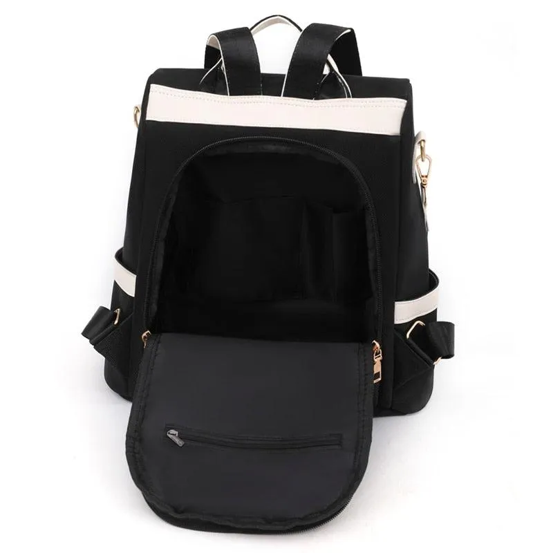 GZ223 Women's Cool Waterproof Oxford Anti-theft Shoulder Bag Backpack