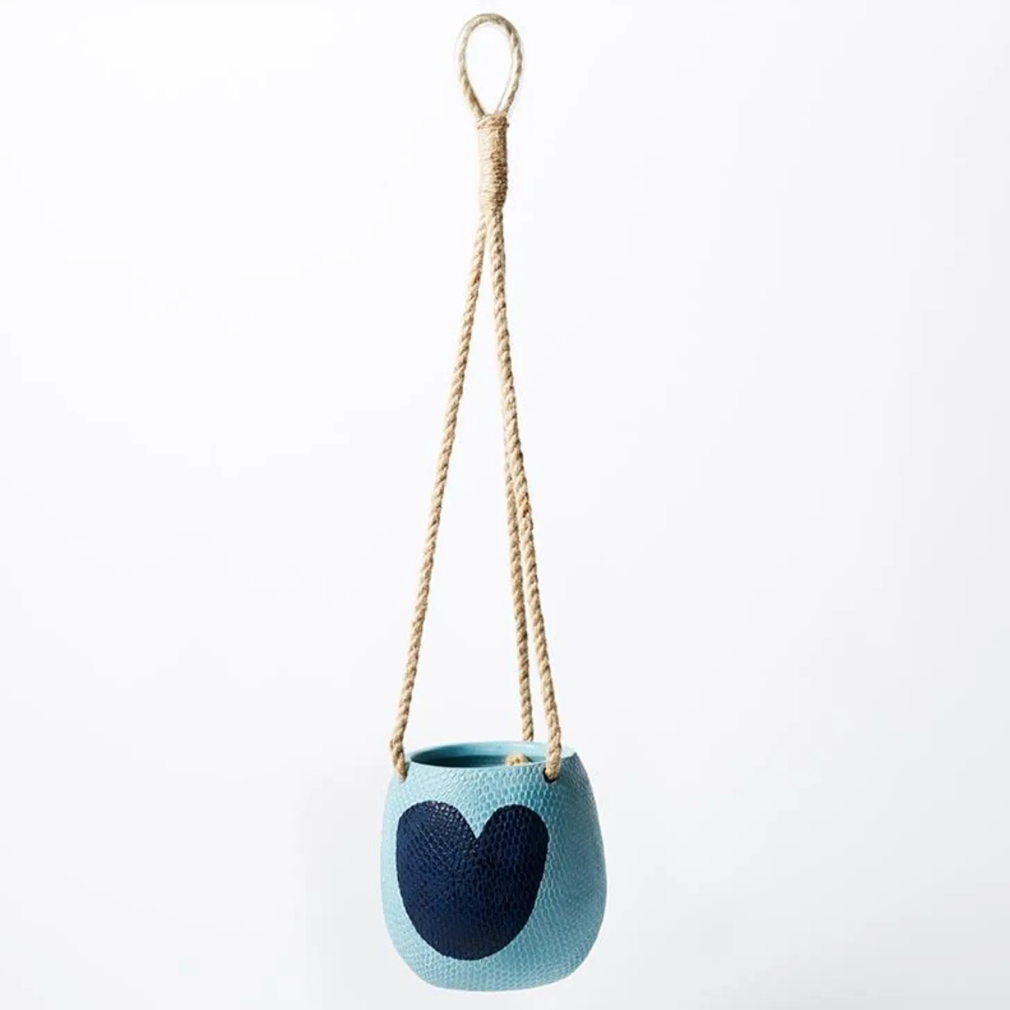 Hanging Heart Pot (Multiple Colours)