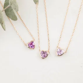 Heart Bezel Necklace Setting