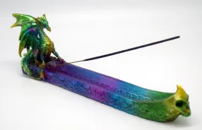 Incense Burner - Dragon Multi -color