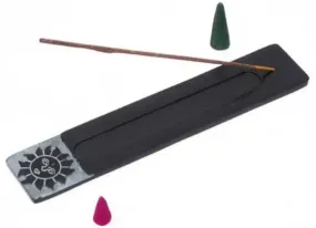 Incense Burner - Flat Sun 10"