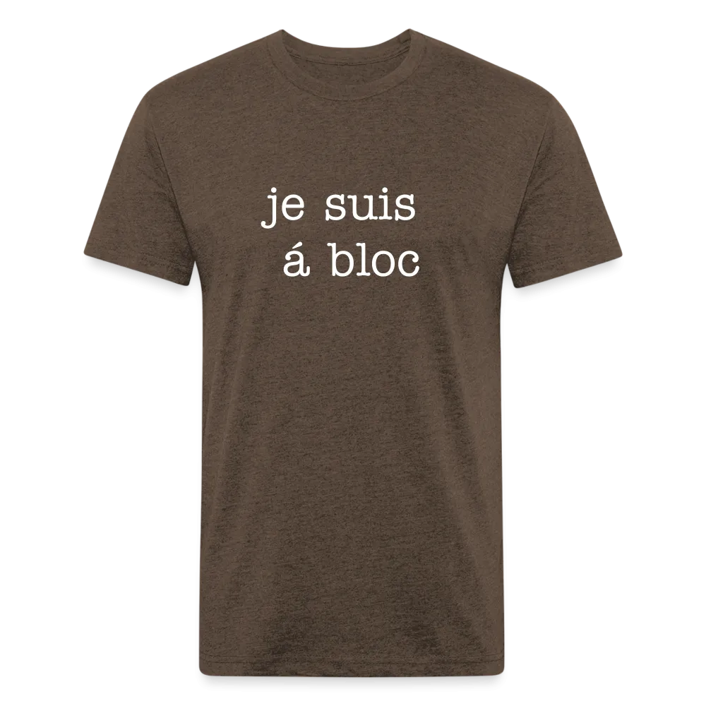 je suis á bloc t-shirt