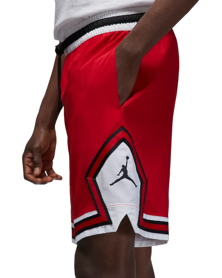 Jordan men's sports shorts Diamond FB7580-687 red-black-white