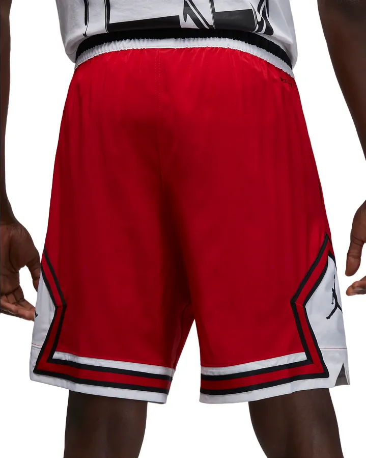 Jordan men's sports shorts Diamond FB7580-687 red-black-white