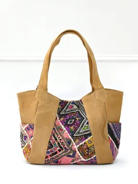 KHAMSIN - VINTAGE FABRIC PATCHWORK HAND BAG