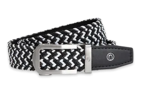 Kid's Braided Charcoal, 1 1/8 Strap, Golf Belt