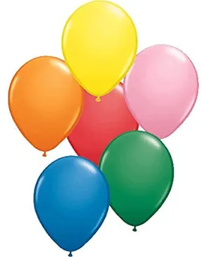 Latex Helium filled Balloons 11", 16"