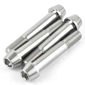 M10x1.25x55 Tapered Head Titanium Motorcycle Front Brake Caliper Bolts