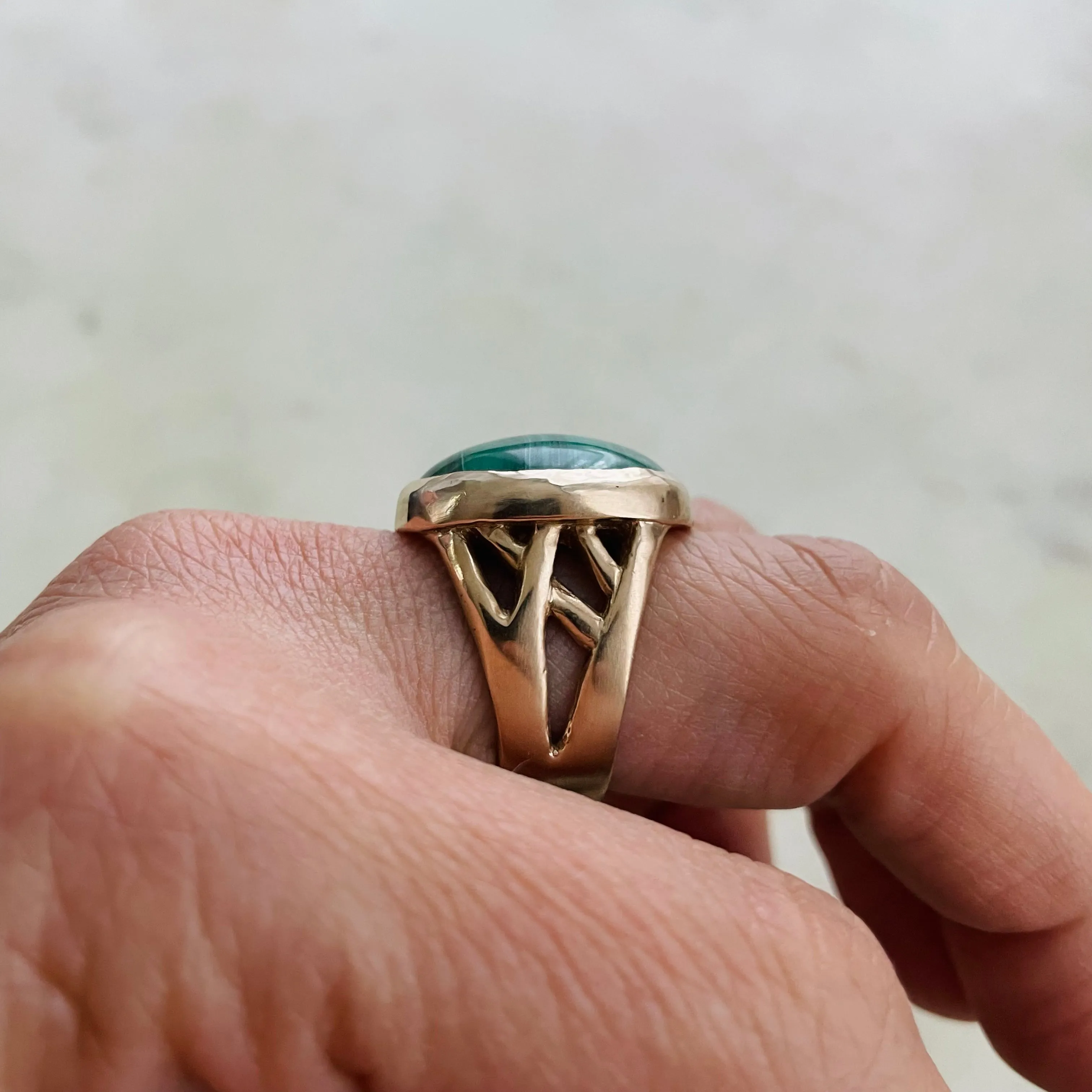 MOTHER TREE RING — MALACHITE