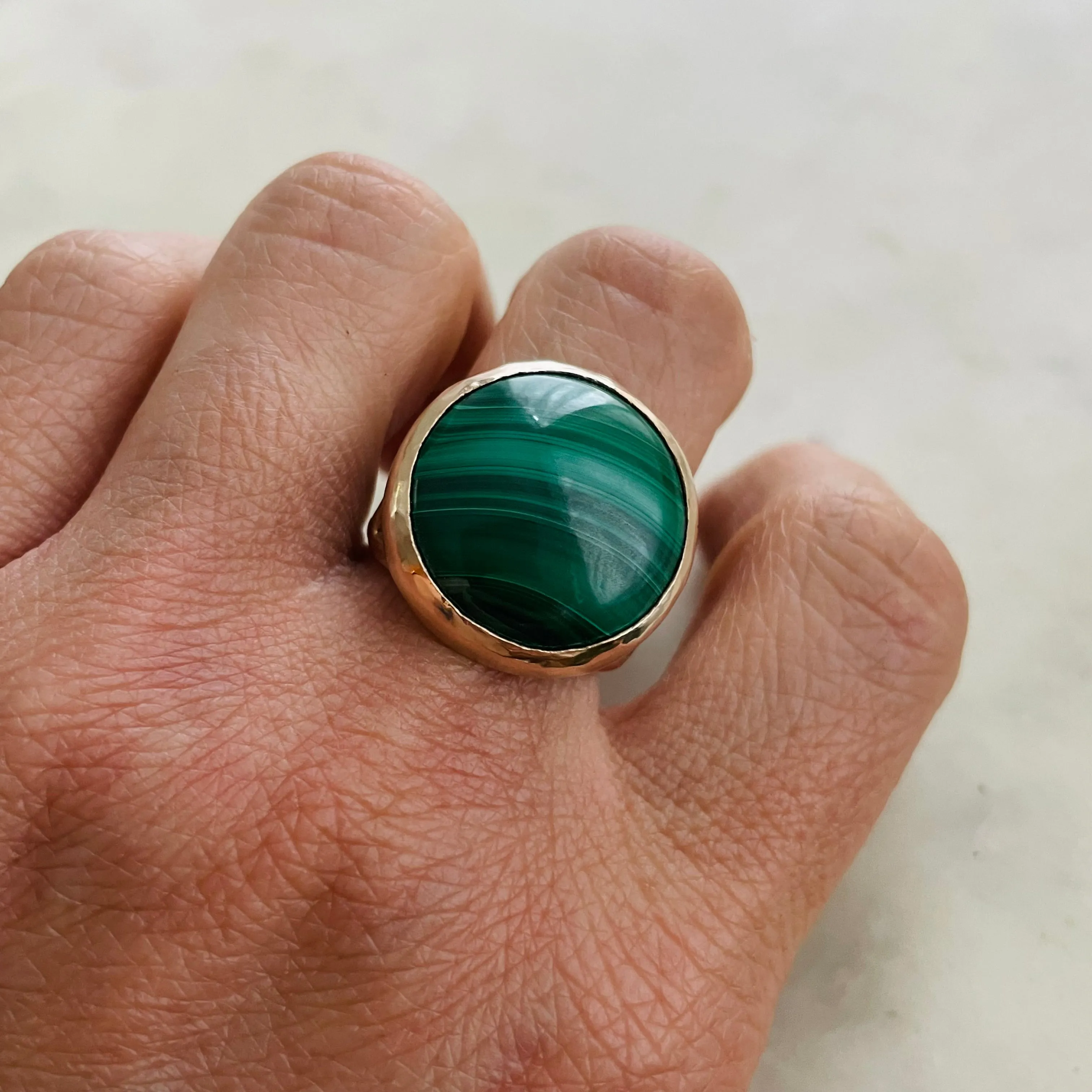 MOTHER TREE RING — MALACHITE