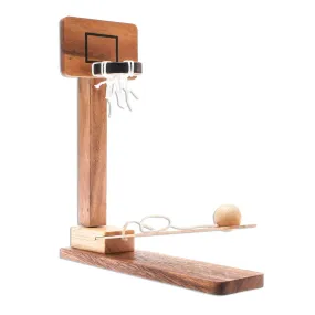 Novica Basketball Fun Wood Game