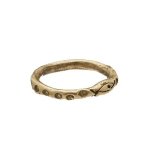 Pesci Che Volano Fedina Bolle Bronze Ring