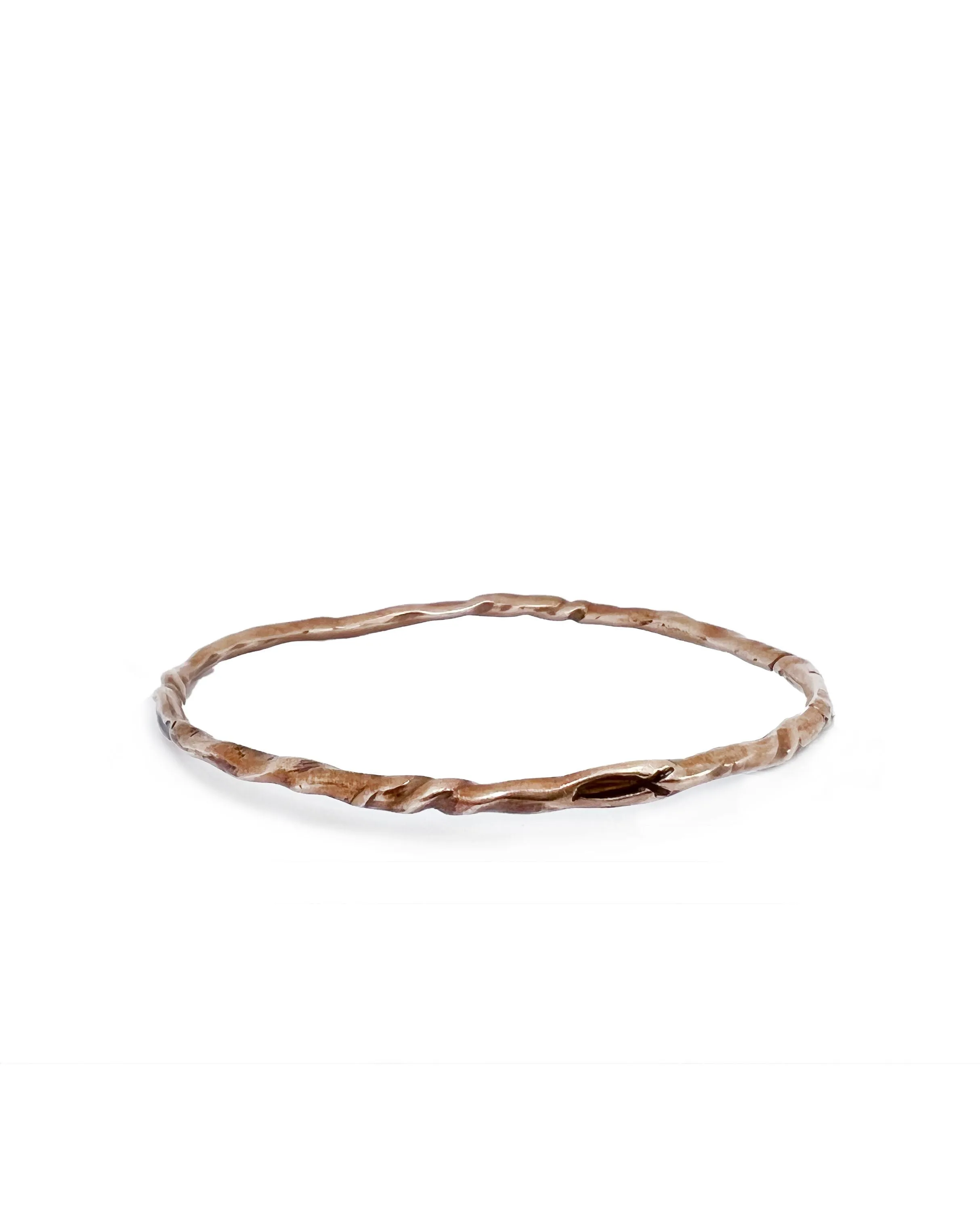 Pesci Che Volano Timone Bronze Bangle