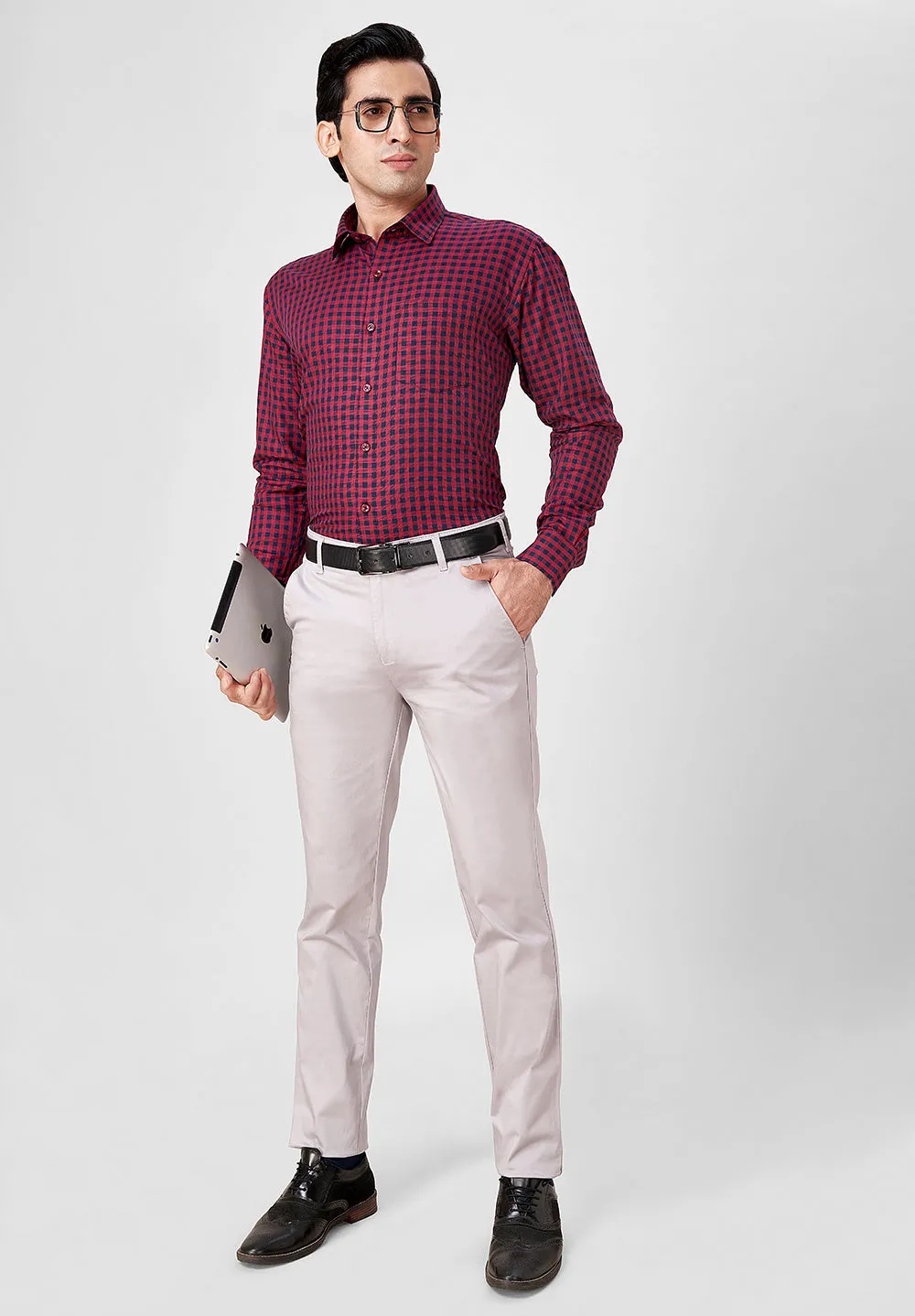 Pure Cotton Formal-Slim Fit Shirt - S40931