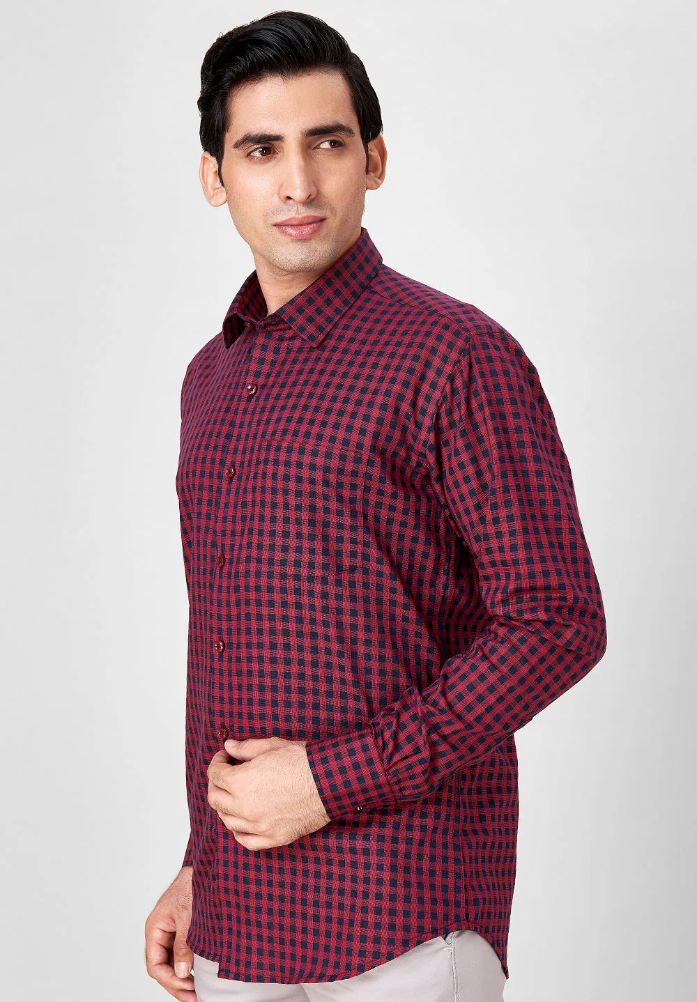 Pure Cotton Formal-Slim Fit Shirt - S40931