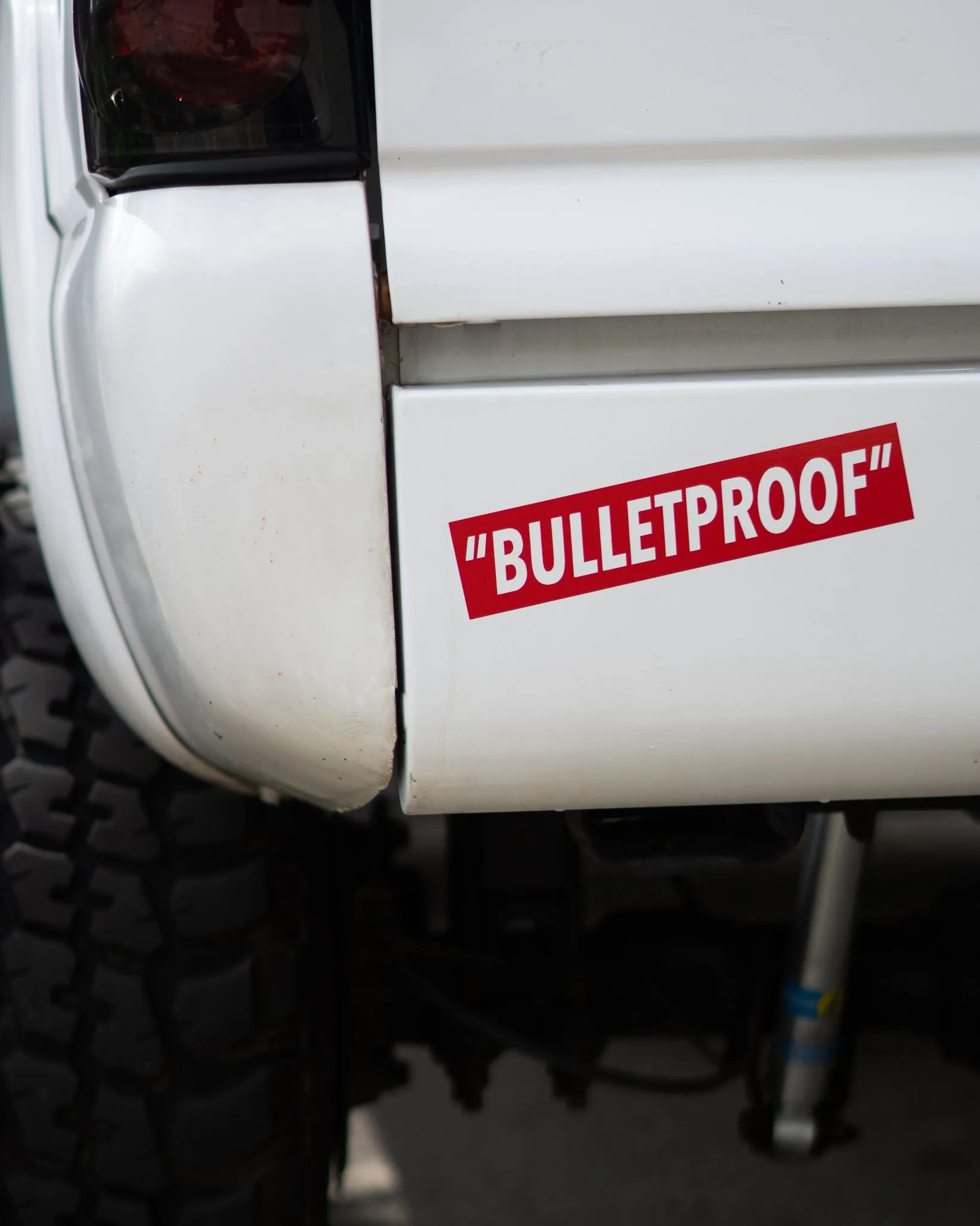 "BULLETPROOF" : DECALS