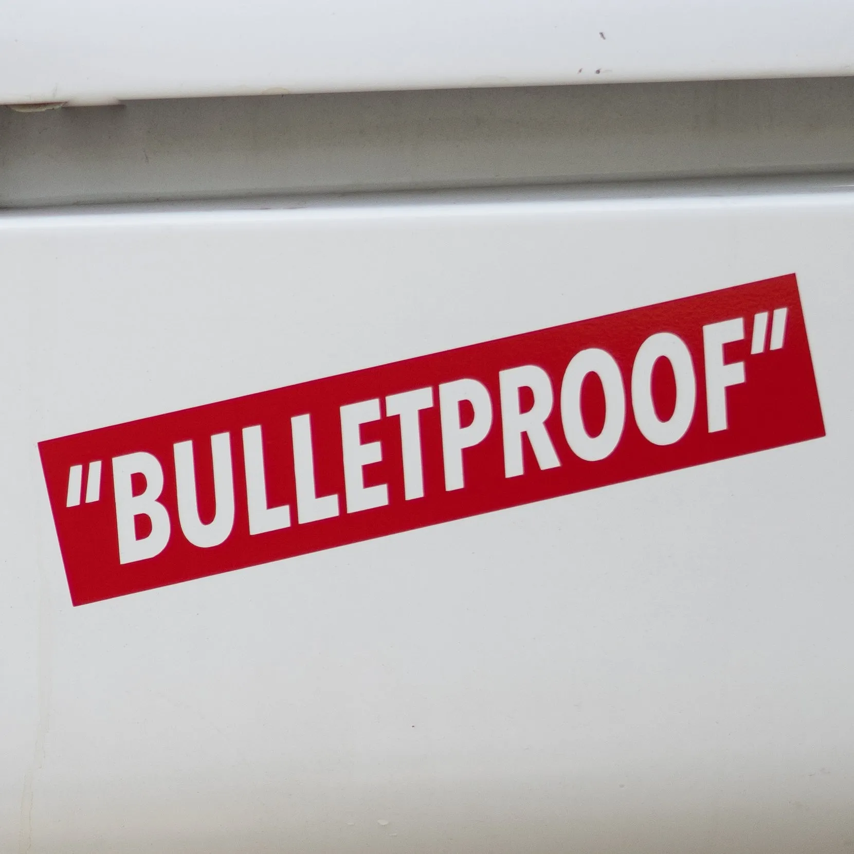 "BULLETPROOF" : DECALS