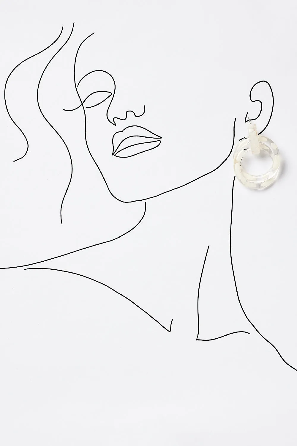 Sky Way Earrings in Ivory