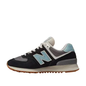 Sneakers Donna New Balance 574v2 Nero / Azzurro