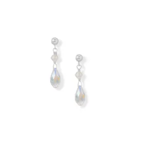 Swarovski Crystal Drop Ball Earrings