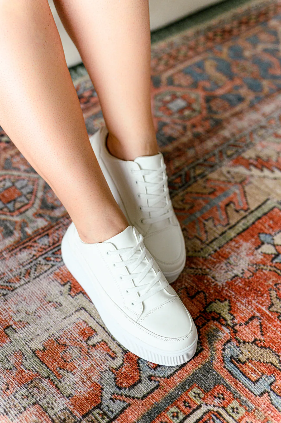 Take You Anywhere Sneakers in White - 4/10