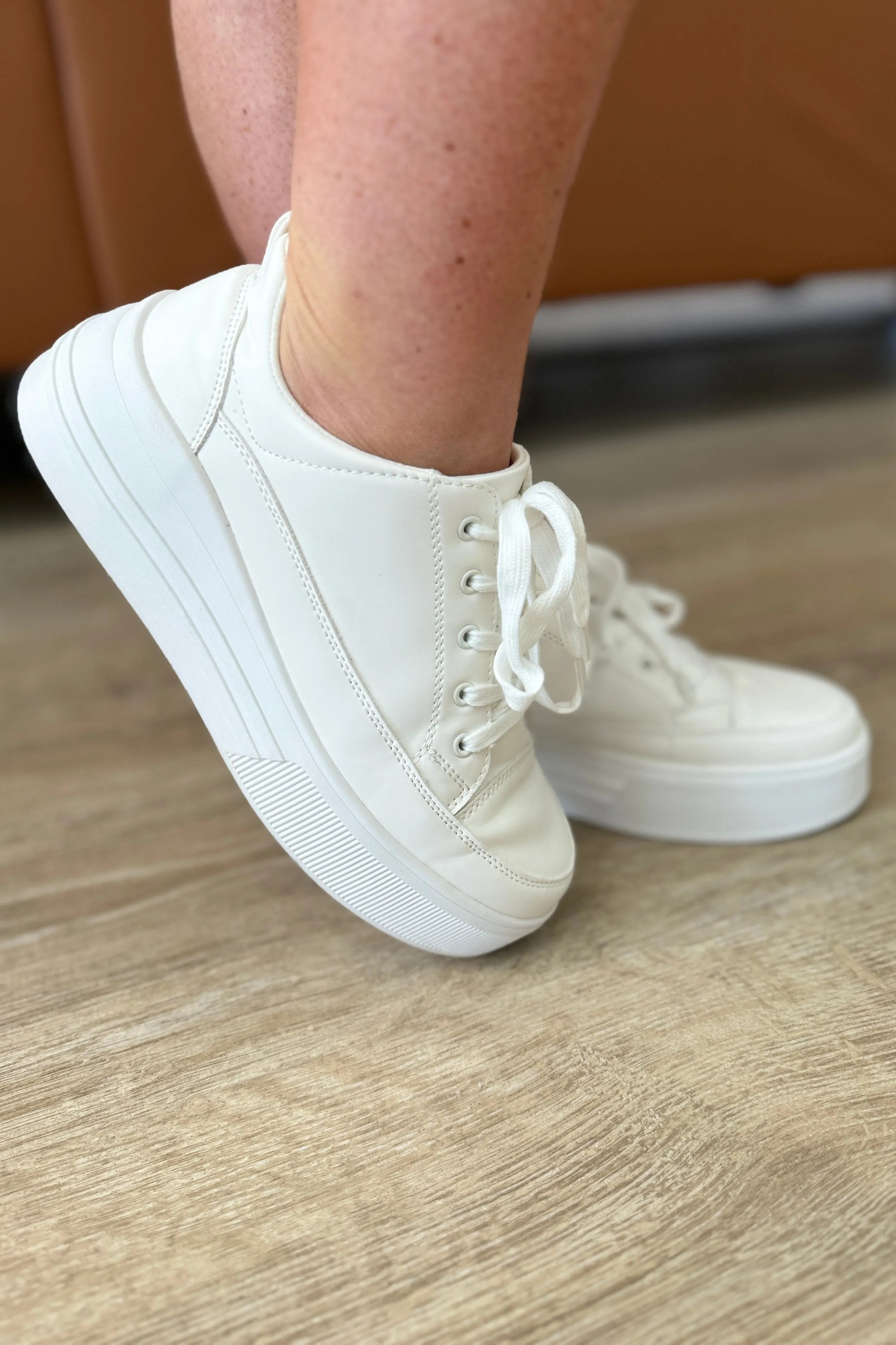 Take You Anywhere Sneakers in White - 4/10