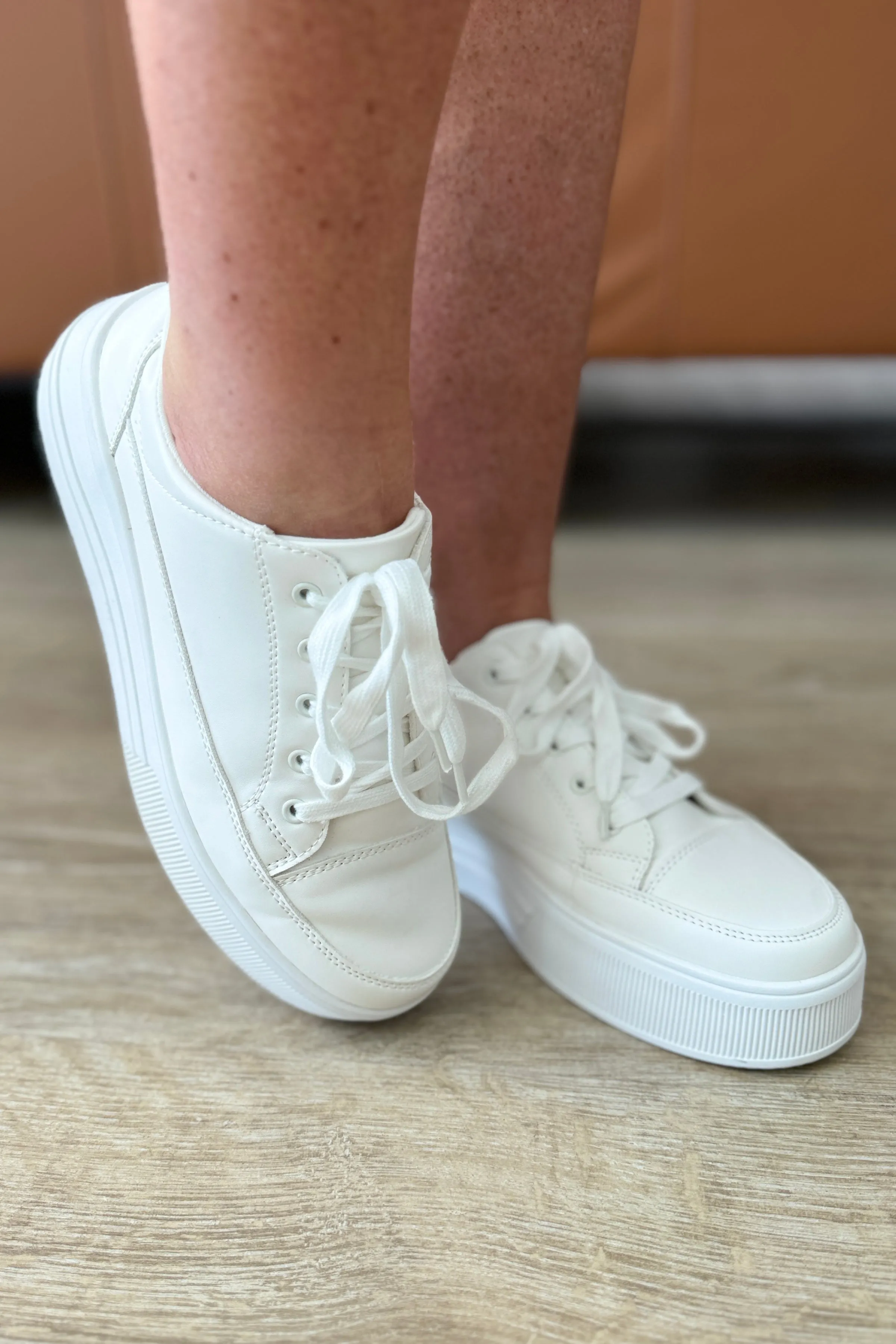 Take You Anywhere Sneakers in White - 4/10