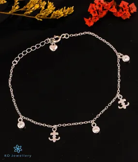 The Anchored Silver Bracelet